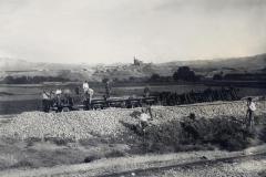 Accidente locomotora en Botorrita